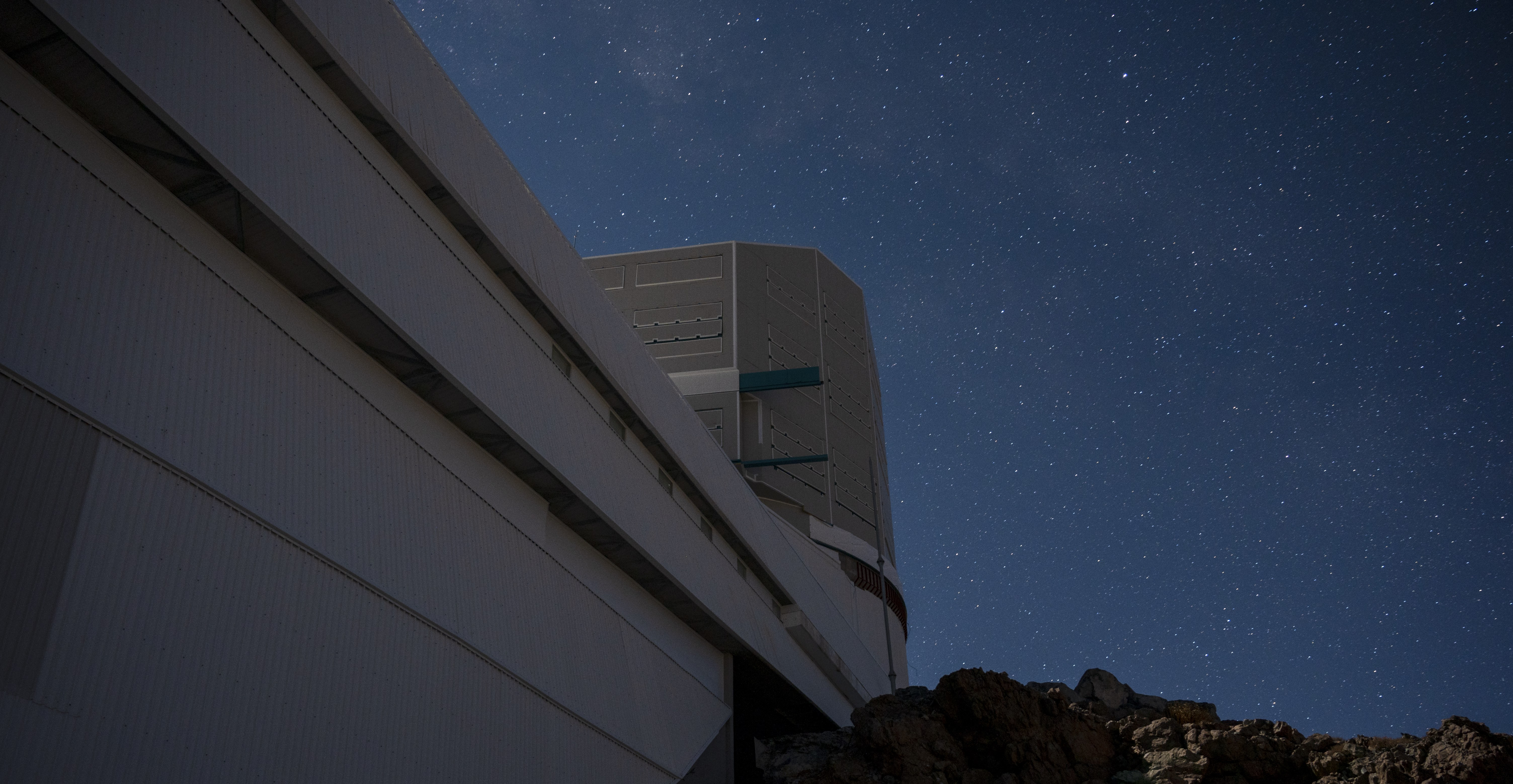 Rubin Observatory's Simonyi Survey Telescope within the dome